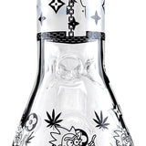 10" Animated Art Beaker Bong Series – 4mm Thick Glass Glass Bong Super Supplys Inc