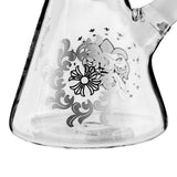 10" Gothic Cross Beaker Bong Series – 4mm Thick Glass Glass Bong Super Supplys Inc