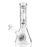 10" Gothic Cross Beaker Bong Series – 4mm Thick Glass Glass Bong Super Supplys Inc