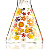 10" Floral Garden Beaker Bong Series – 4mm Thick Glass Glass Bong Super Supplys Inc