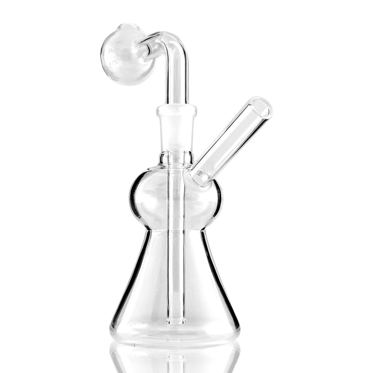 6" Premium Oil Burner Water Pipe – 4mm Thick Glass Glass Rig Super Supplys Inc
