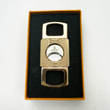 BLINK | Luxury Cigar Cutter – Gift Box Cutter LEHIGH WHOLESALE GOLD WAVES (753)