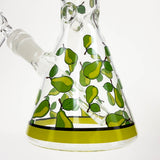 10" Glass Beaker Bong with Apple Design [FT08] Glass Bong LEHIGH WHOLESALE