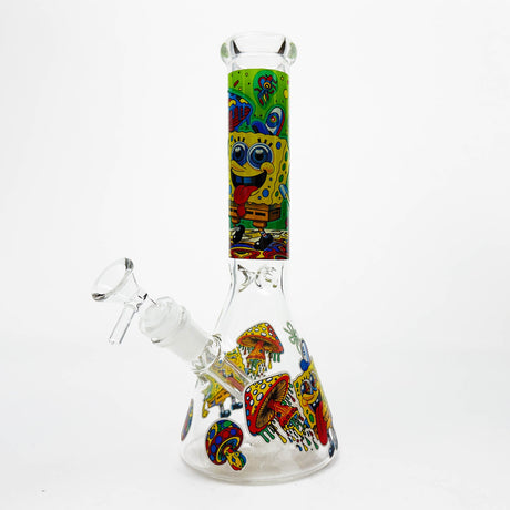 10" Glass Beaker Bong with SB Design [FT06] Glass Bong LEHIGH WHOLESALE