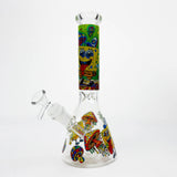 10" Glass Beaker Bong with SB Design [FT06] Glass Bong LEHIGH WHOLESALE