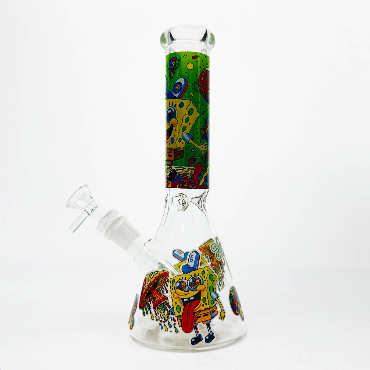 10" Glass Beaker Bong with SB Design [FT06] Glass Bong LEHIGH WHOLESALE