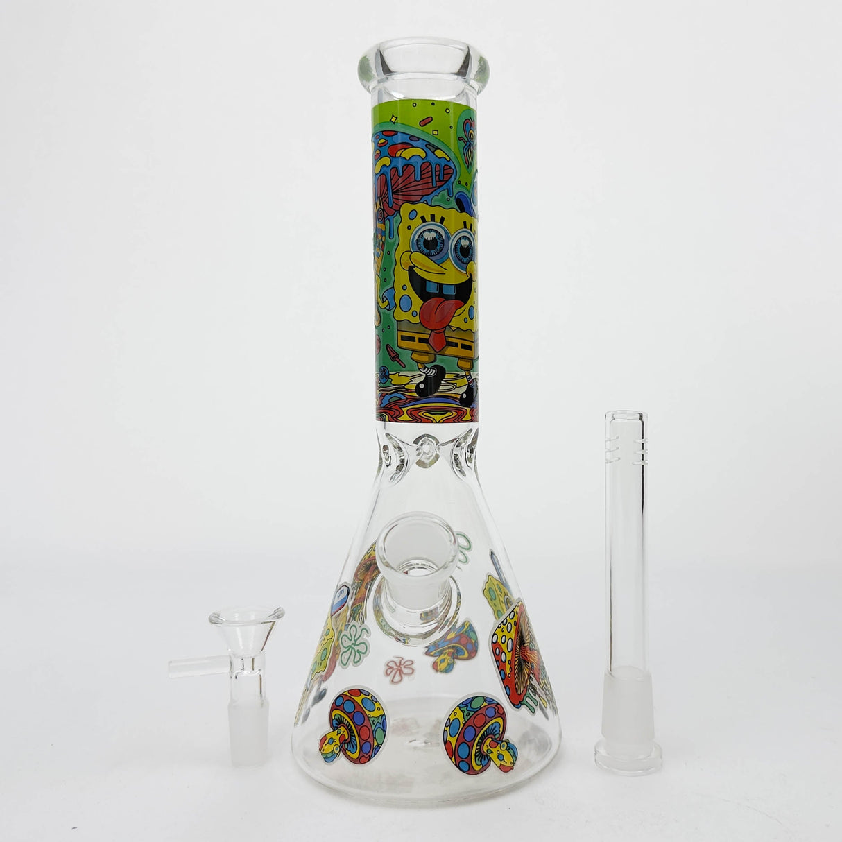 10" Glass Beaker Bong with SB Design [FT06] Glass Bong LEHIGH WHOLESALE