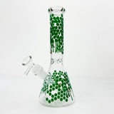 10" Glass Beaker Bong with Honeybee Design [FT07] Glass Bong LEHIGH WHOLESALE