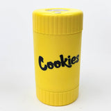 COOKIE | 4 IN 1 UTILITY JAR WITH GRINDER AND ONE HITTER Herb Saver Grinder LEHIGH WHOLESALE