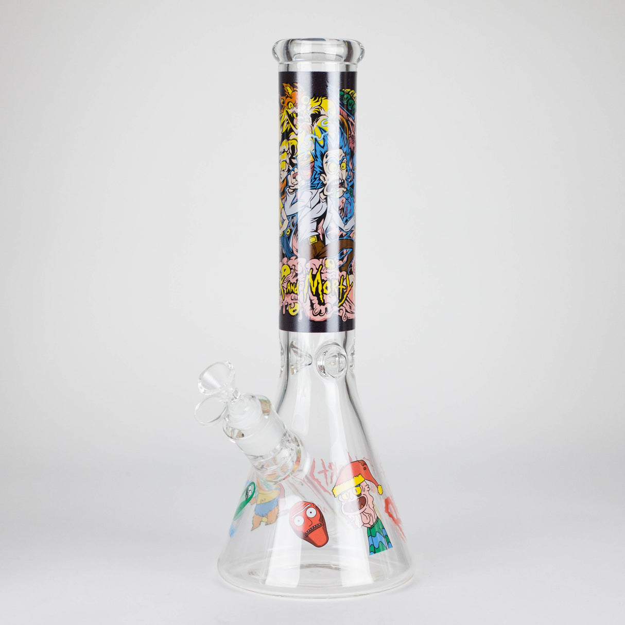 14" 7mm RM Glass Bong – Heavy Duty Beaker Water Pipe [FTLL06] Glass Bong LEHIGH WHOLESALE Dragon