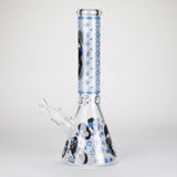 14" 7mm Gorilla Designs Glow In The Dark Beaker Bong – In the Box [FT1892ATS] Glass Bong LEHIGH WHOLESALE