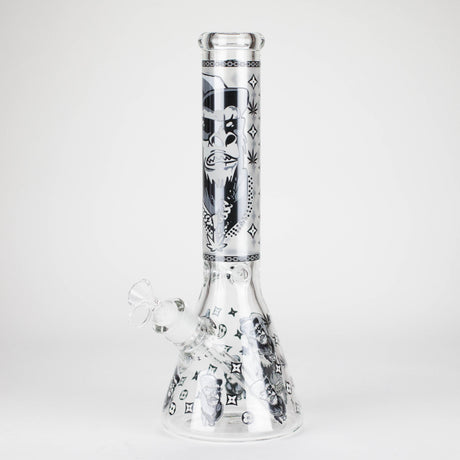 14" 7mm Gorilla Designs Glow In The Dark Beaker Bong – In the Box [FT1892ATS]