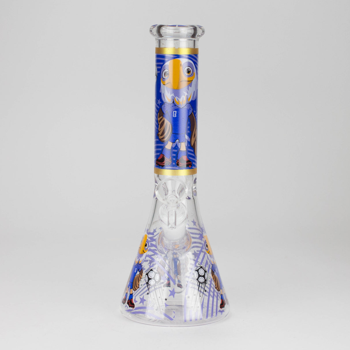 10" soccer world cup Design Glass Beaker Bong Glass Bong 777 Smoke