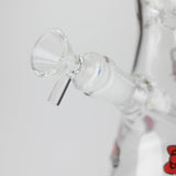 10" Wild Kitty Design Glass Beaker Bong Glass Bong 777 Smoke