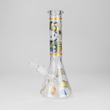 10" Wild Kitty Design Glass Beaker Bong Glass Bong 777 Smoke Design4