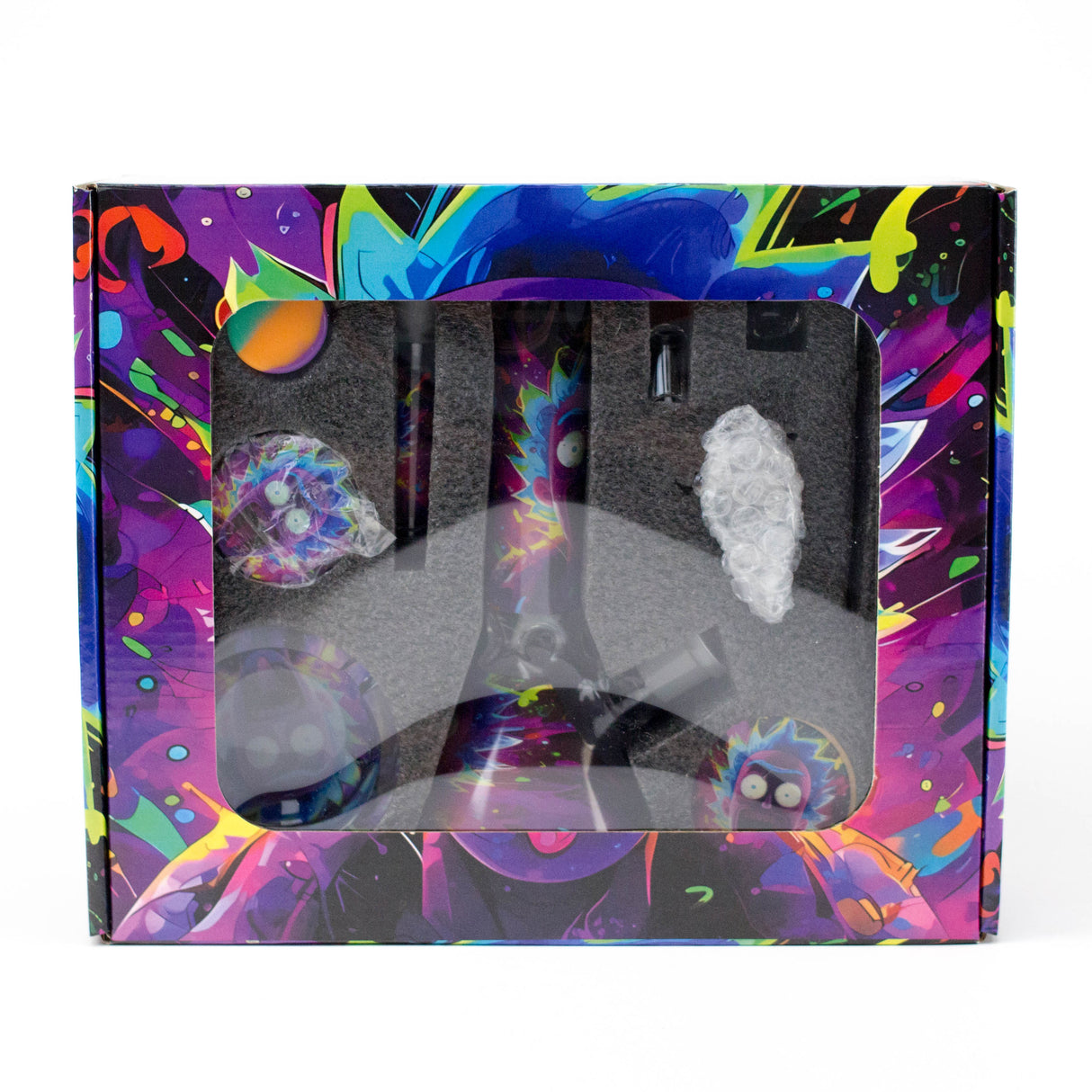 10-in-1 Smoke Set Complete Smoking Kit with 8" Glass Bong Glass Bong 777 Smoke