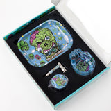 4-in-1 Metal Pipe Smoke Set Complete Kit Bundle 777 Smoke Zombies