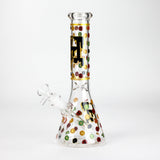 10" Fashion Design Glass Beaker Bong Glass Bong 777 Smoke Design1