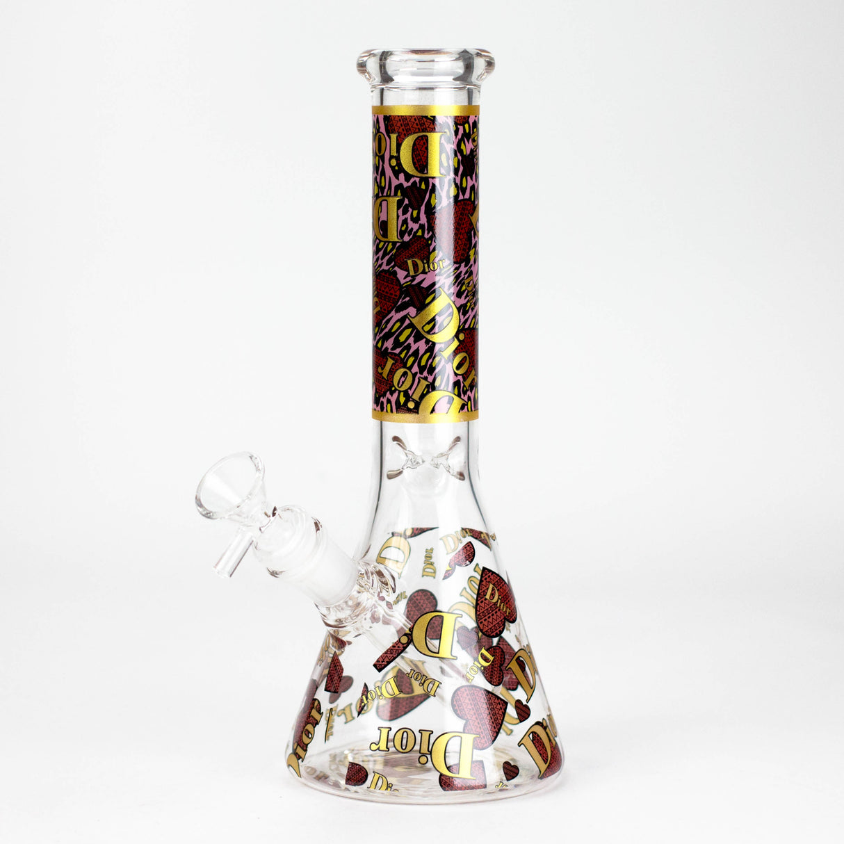 10" Fashion Design Glass Beaker Bong Glass Bong 777 Smoke Design2
