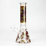 10" Fashion Design Glass Beaker Bong Glass Bong 777 Smoke Design2