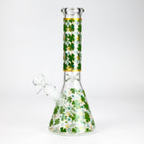 10" Fashion Design Glass Beaker Bong Glass Bong 777 Smoke Design3