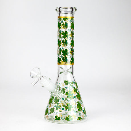 10" Fashion Design Glass Beaker Bong Glass Bong 777 Smoke Design3
