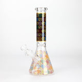 10" Fashion Design Glass Beaker Bong Glass Bong 777 Smoke Design4