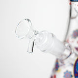 10" Sugar Skull New Design Glass Beaker Bong – Glow in the Dark Glass Bong 777 Smoke