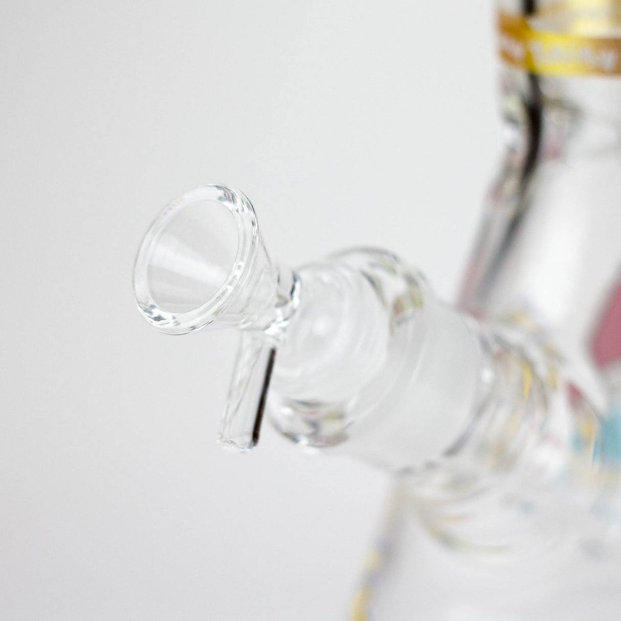 14" Carton Design 7mm Thick Heavy Duty Glass Beaker Bong – Glow in the Dark
