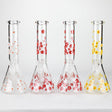 10" Cherry Blossom New Design Glass Beaker Bong Glass Bong 777 Smoke