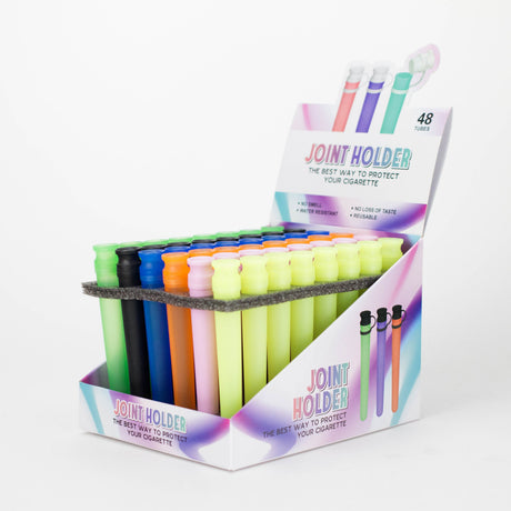 Solid Color Joint Holder Tubes – Box of 48