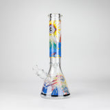 14" Eye Design 7mm Thick Heavy-Duty Glass Beaker Bong