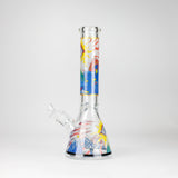14" Eye Design 7mm Thick Heavy-Duty Glass Beaker Bong