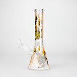 10" Ancient Art Design Glass Beaker Bong