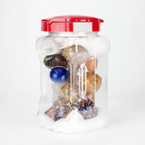 4.5" Premium Glass Pipe – 10 Pieces in Display Jar Glass Pipe Bongzie Smokes
