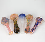 4.5" Premium Glass Pipe – 10 Pieces in Display Jar Glass Pipe Bongzie Smokes