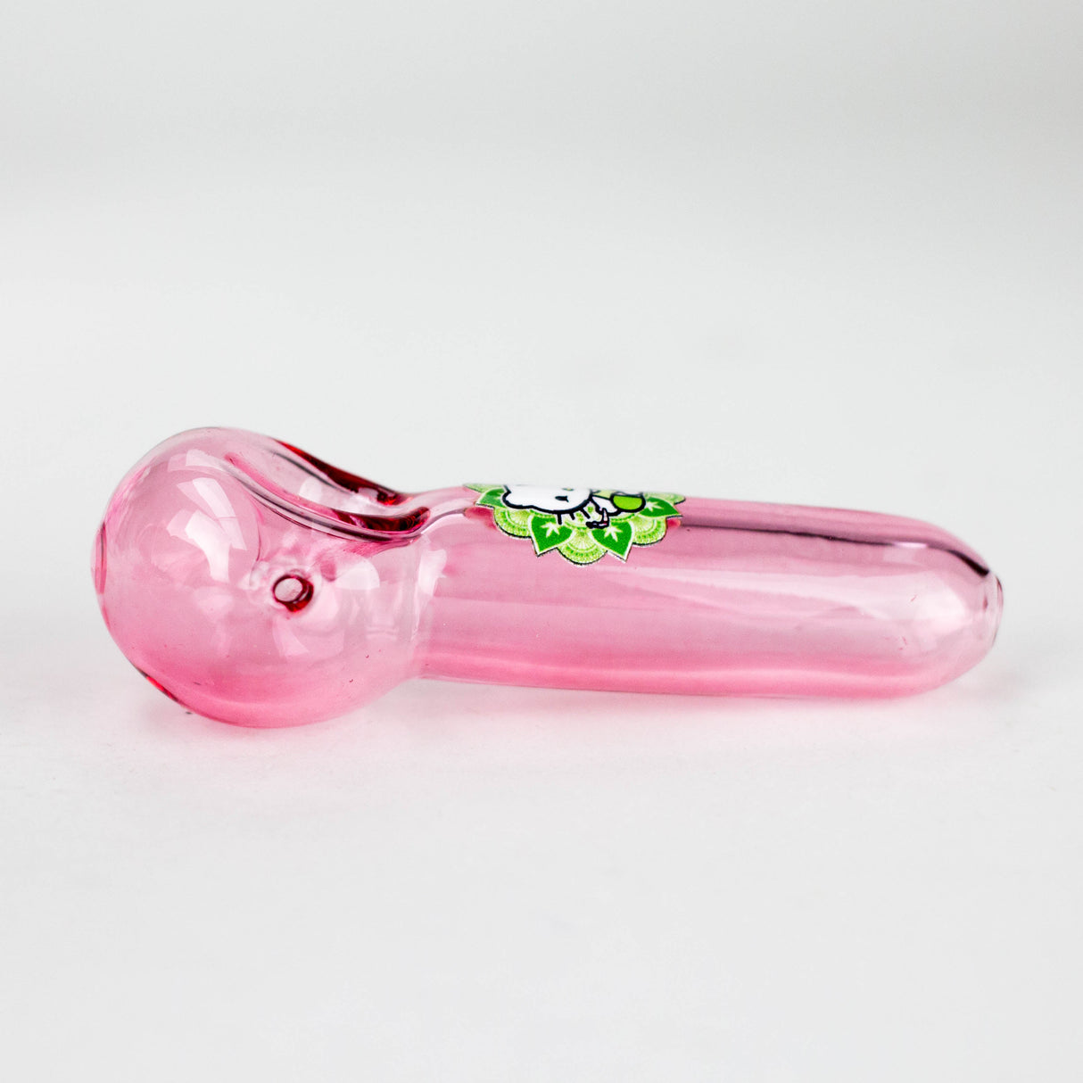 4" Kitty Design Pink Glass Pipe – Box of 12
