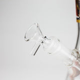10" Hip Hop Design Glass Beaker Bong