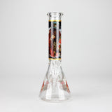 10" Hip Hop Design Glass Beaker Bong