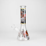 10" Hip Hop Design Glass Beaker Bong