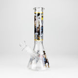 10" Hip Hop Design Glass Beaker Bong