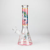 10" Unicorn Design Glass Beaker Bong