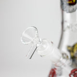 10" Glow-in-the-Dark Monster Design Glass Beaker Bong