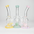 8" Assorted bent neck glass bong Glass Bong Bongzie Smokes