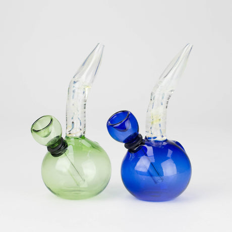 5.5" changing color glass water bong Glass Bong Bongzie Smokes