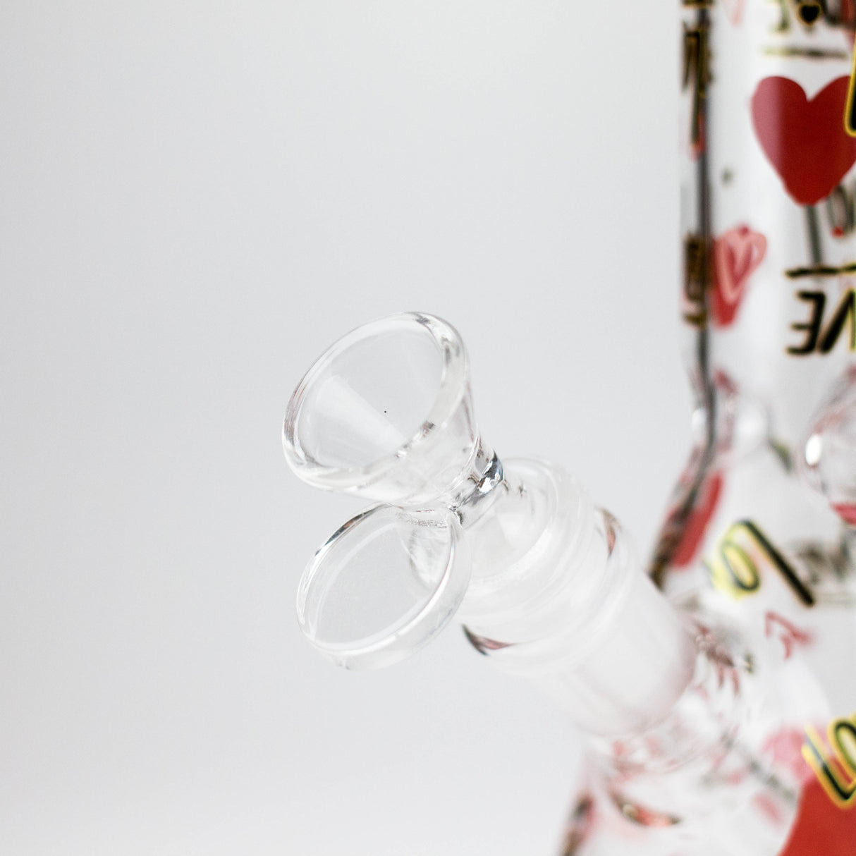 10" Love Design Glass Beaker Bong Glass Bong 777 Smoke