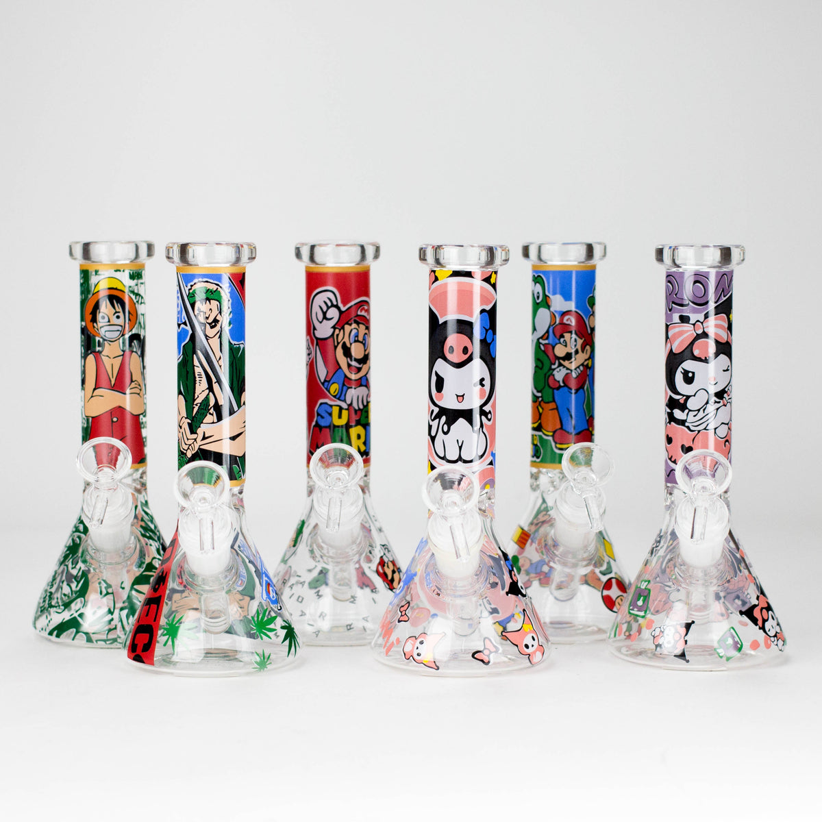 7.5" 4mm OP Design Beaker Bong [PIP881]