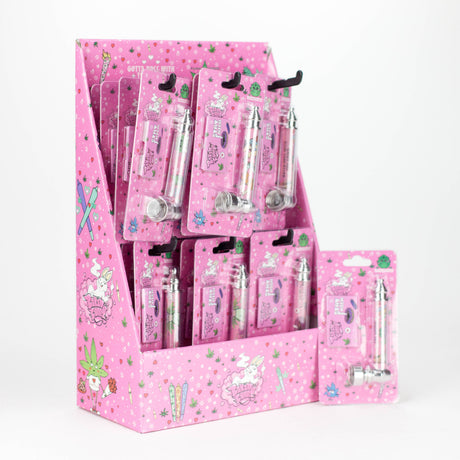 New Design 3.5" Metal Pipe with Screen - Box of 24 with Display Shelf -Series 2