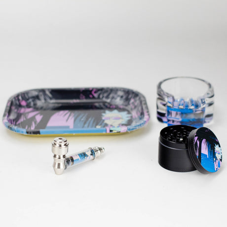 4-in-1 Metal Pipe Smoke Set Complete Kit