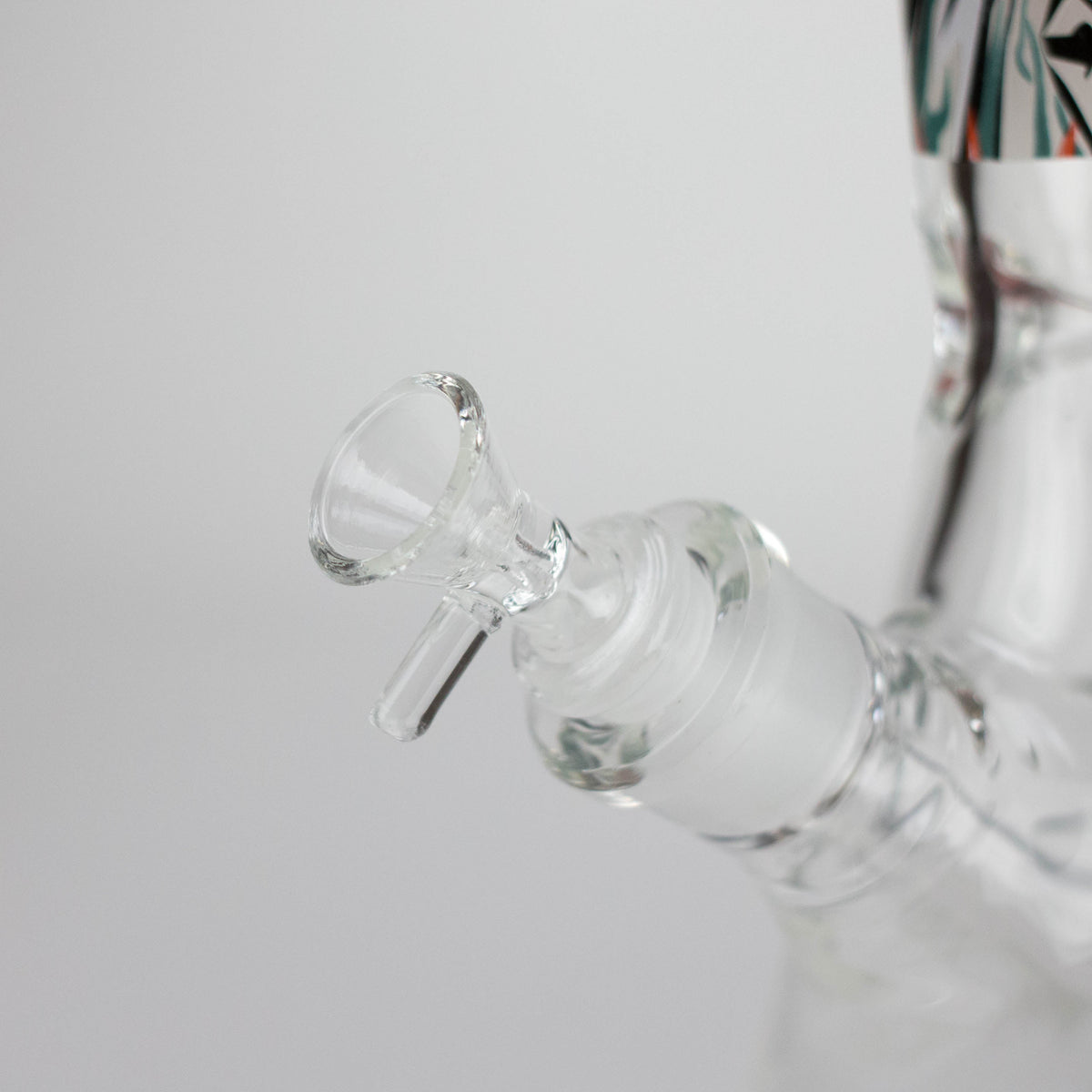 14" The Liberty Is Dead Design 7mm Thick Heavy Duty Glass Beaker Bong Glass Bong 777 Smoke